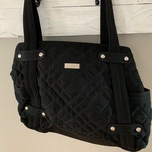 Vera Bradley Black  Microfiber executive tote